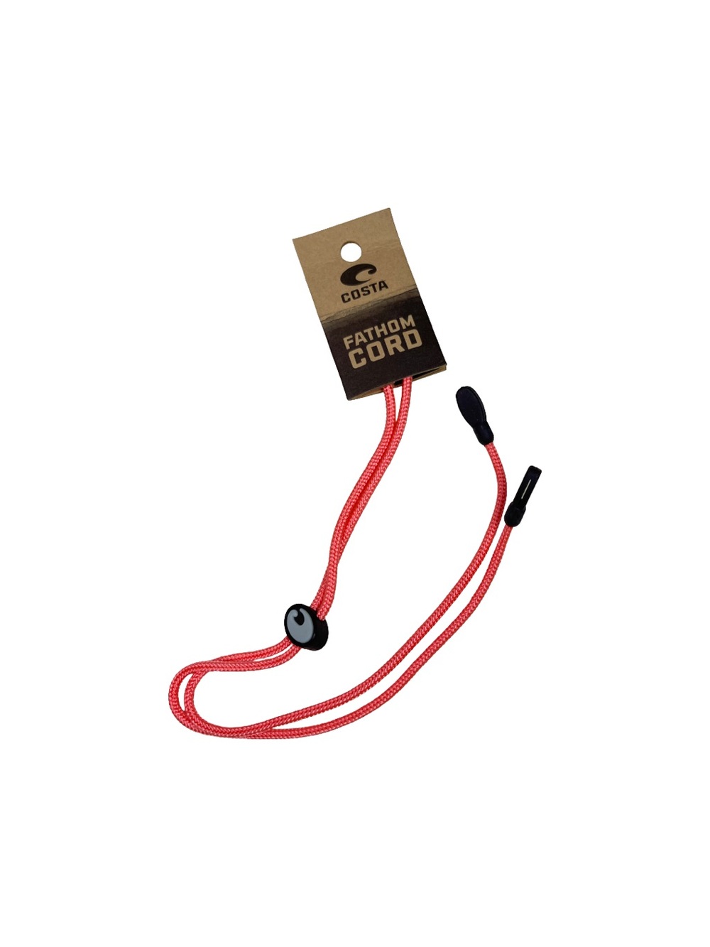 Costa Fathom Cord Eyewear Retainer - Coral NEW